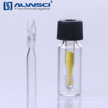 5 * 28.5mm inserciones de vidrio transparente con polyspring PP para frasco de 8-425